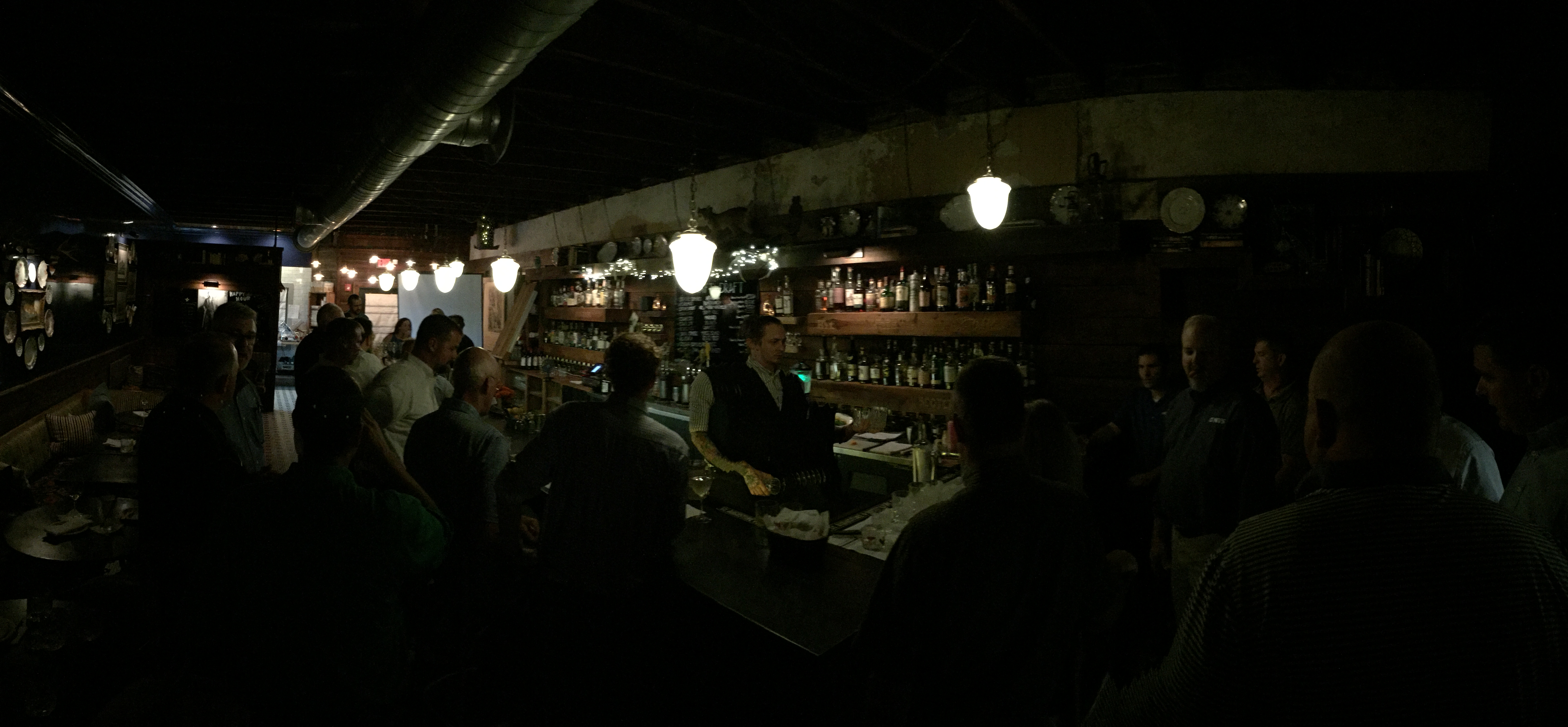 people sitting at Liam's Bar